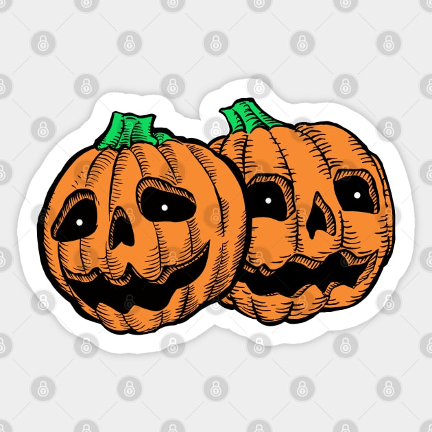 Jack-O’-Lantern Sticker by justalanproductions